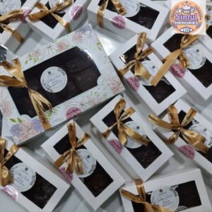Eggless Wholewheat Jagery Brownies Box