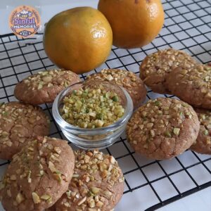 Orange and Pistachio Cookies